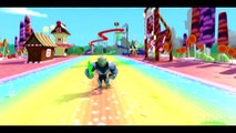 Мультфильм игра Зелёный Гоблин на гонке с Тачки Машинки Дисней Green Goblin & Disney Pixar