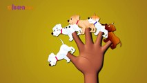 the dog finger family | nursery rhymes farmees | 3d rhymes | kids songs