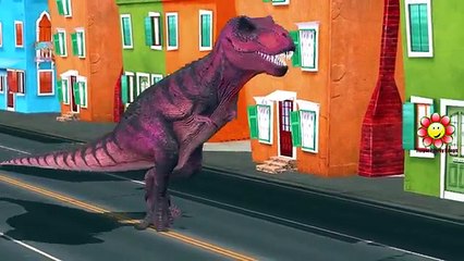 Los Dinosaurios Dedo Colección De La Familia Para Los Niños | Dinousurs De Dibujos Animados De Canciones Infantiles Compali