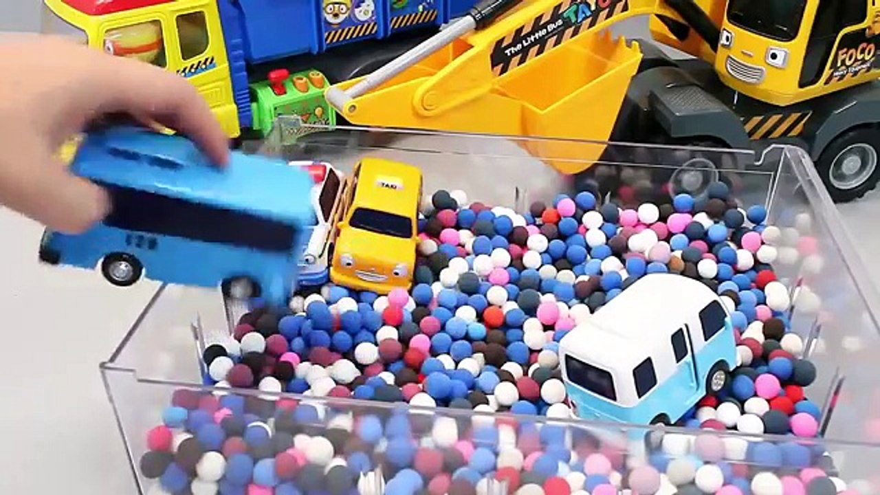 Tayo the Little Bus Toys Play Doh Dots Pororo Truck Dump