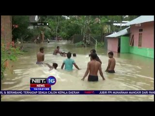 Banjir Merendam 4 Desa Di Barito Timur Kalimantan Tengah - NET 16