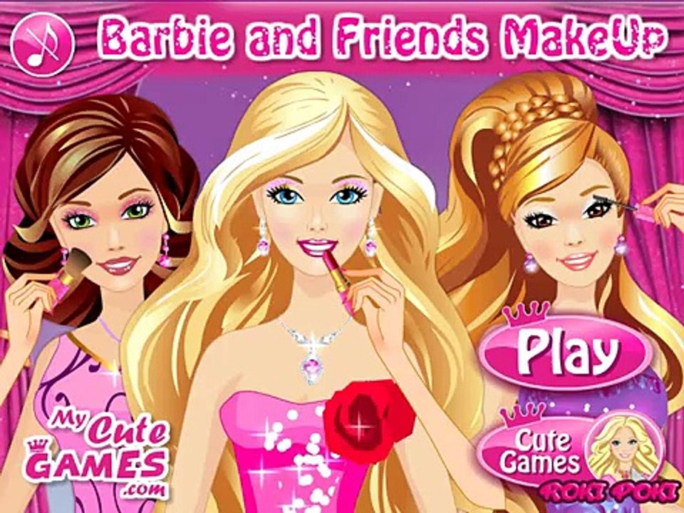 BARBIE Y SUS AMIGAS SE MAQUILLAN! - BARBIE AND HER FRIENDS MAKEUP!