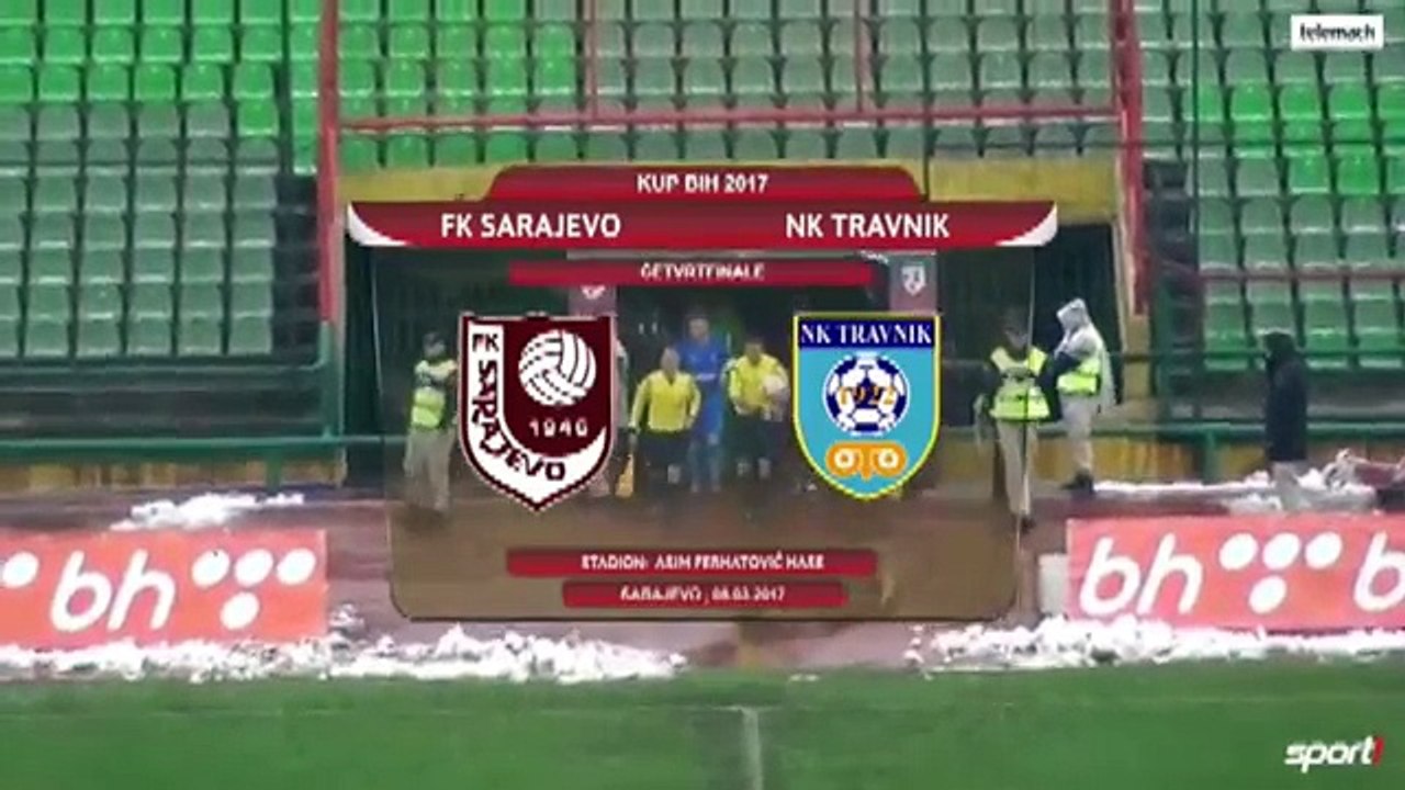 Sarajevo 2-0 Travnik (Bosnian and Herzegovian Cup 8march)