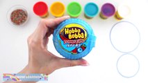 Play Doh How to Make a Giant Hubba Bubba with Play-Doh DIY RainbowLearning