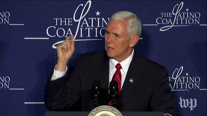 Pence jokes 'that little lizard' or 'Flo' should market health insurance