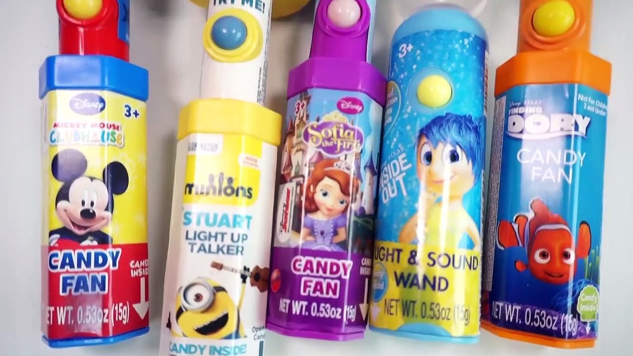 Colors PEZ Disney Candy Fan Mickey Mouse Sofia Princess Finding Nemo Inside Out Minions Toy-p_Qz