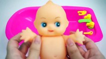 Learn Colors Kinetic Sand Baby Doll Bath Time with Animal Moldeling Creative For Kids-F4h-R