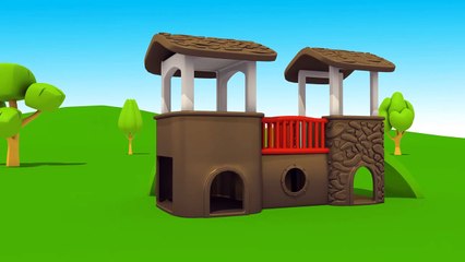 Leo the Truck. Car cartoon and animation for kids. Leo the truck and Loggin truck.-Qu9k