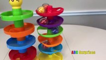ROLL n SWIRL Busy Ball Ramp Fun Toys for Kids Babies Toddlers Learn Colors with Balls ABC Surprises-Y9OuKDaGo