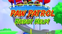 Paw Patrol Kidnapped and Jailed Caged Saved by Ryder and Robo Dog with Big Rig Robot Semi-Truck-YA