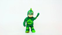 Superheroes Transform PJ Masks into Batman Ironman The Flash Play-doh Stop Motion Claymation Parody-Rk_aEY8