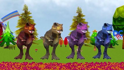 Colors Gorilla Vs Dinosaur Finger Family | Godzilla Baa Baa Black Sheep Plus More Nursery