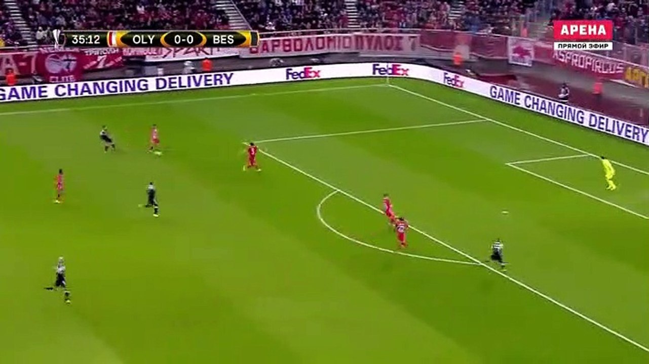 Esteban Cambiasso Goal HD - Olympiakos Piraeus 1-0 Beşiktaş - 09.03.2017 HD