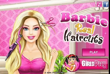 NEW Игры для детеей—Disney Принцесса Барби прическа—мультик для девочек