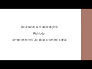Cittadinanza digitale, cittadini oggi