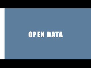Dati aperti, caratteristiche
