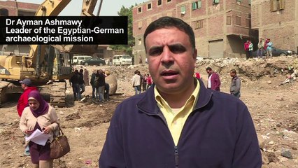 Parts of buried Ramses II temple, statue discovered near Cairo