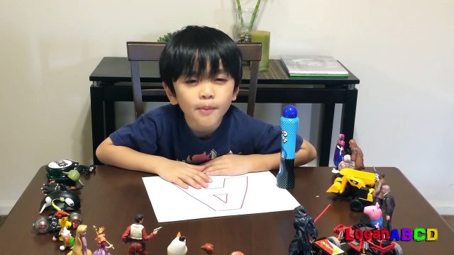 Learns ABC Phonics Alphabets opening plastic surprise eggs and ABC song-JIe28OM