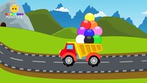 Colors for Children Learning with Color Balls | Monster Trucks for Kids, Toddlers Learning