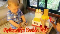 Baby Cooking McDonald's Play Kitchen COOKIE Maker Play-Doh Chicken McNuggets French Fries Happy Meal-mB