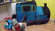 HUGE THOMAS AND FRIENDS SURPRISE TOYS TENT Egg Surprises Ride-On Train Set Toy Trains & Track Sets-HdS