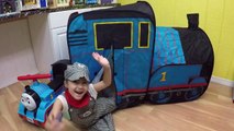 HUGE THOMAS AND FRIENDS SURPRISE TOYS TENT Egg Surprises Ride-On Train Set Toy Trains & Track Sets-HdS2qAru