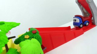 Leo Truck, Lifty & Max Excavator Cartoon CIRCUS Toys! - EdToy Multi-Toy unboxing!-ZI-SgxWMF