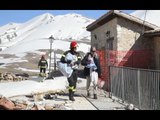 Castelluccio di Norcia (PG) - Terremoto, recupero beni dalle case (04.03.17)