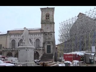 Download Video: Norcia (PG) - Terremoto, messa in sicurezza delle chiese (07.03.17)