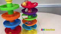 ROLL n SWIRL Busy Ball Ramp Fun Toys for Kids Babies Toddlers Learn Colors with Balls ABC Surprises-Y9OuKDaG