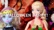 HALLOWEEN PRANK Barbie Frozen Monster High Doll Parody Play-Doh Halloween Costumes DIY KIDS Trick-iul9l4C