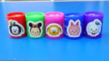 Colors Slime Tsum Tsum Learn colors Finger Family PEPPA PIG & Play Doh Nursery Rhymes Kids-ENajYQ