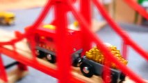 BRIO Toys BRIDGE DESTRUCTION! - Toy Cars & Trains Demo - Learn High & Low-1
