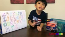 Nerf War - ABC Letters Alphabets and Monster Trucks_ Unboxing NERF STRYFE-Tg3