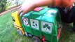 Toy Dump Truck Dozer and Skid-Steer Clean Up Gravel-mMif