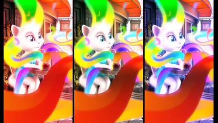 Colors Reaction Compilation My Talking Angela Great Makeover Funny Videos