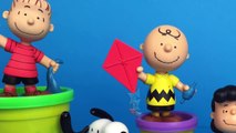PEANUTS FIGURES - CHARLIE BROWN SNOOPY LINUS SALLY LUCY  & PAW PATROL CHASE HELLO KITTY SCHOOL BUS-Y
