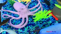 ANIMAL PLANET MEGA OCEAN TUB SHARKS DOLPHINS TURTLES SEAHORSE STARFISH OCTOPUS WHALE CRAB - UNBOXING-xw7X