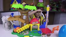 LITTLE PEOPLE Mia Helps Elephant Learn to Count Egg Surprise Opening Thomas Toy Trains Shorts EP.9-hhtEaf4xH