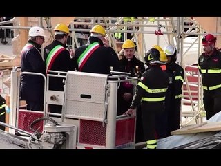 Norcia (PG) - Accensione della fiaccola di San Benedetto (25.02.17)