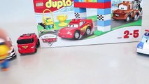 Disney Cars Lego Duplo Lightning McQueen Mater Play Doh Toy Surprise Toys-Px