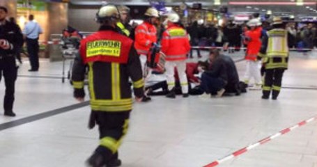 Almanya'da Tren İstasyonunda Bir Kişi İnsanlara Baltayla Saldırdı
