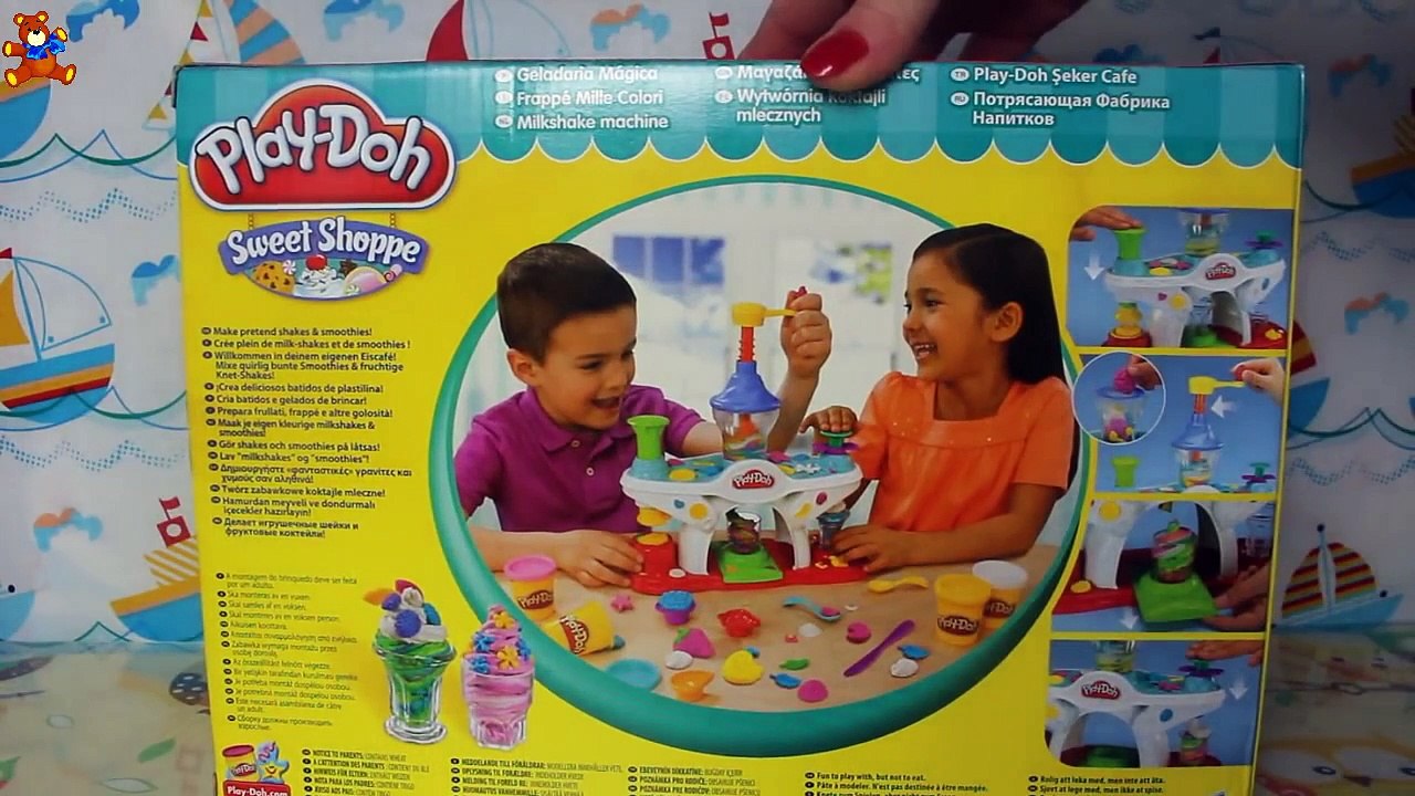 Hasbro PlayDoh Swirling Shake Shoppe Sweet ShoppeTdi6N video