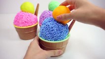 Learn Colors Clay Foam Ice Cream Cups Surprise Toys Minions Spiderman Hello Kitty Toys Story-ECFu8iOkq