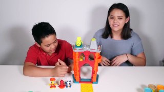 PLAY DOH toys FIRE STATION! Play Doh videos for kids and Play Doh plastilina kid's videos-bW4