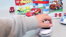 Disney Cars Lego Duplo Lightning McQueen Mater Play Doh Toy Surprise Toys-Px8Jv