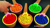 Learn Colors for Children with Play Doh Dippin Dots Surprise Toys Spongebob Angry Birds-eV
