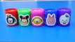 Colors Slime Tsum Tsum Learn colors Finger Family PEPPA PIG & Play Doh Nursery Rhymes Kids-E