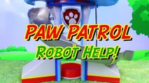 Paw Patrol Kidnapped and Jailed Caged Saved by Ryder and Robo Dog with Big Rig Robot Semi-Truck-YAX