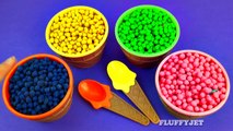 Learn Colors with Play Doh Dippin Dots Surprise Toys for Children Peppa Pig Dora Thomas Minions-cIk0U